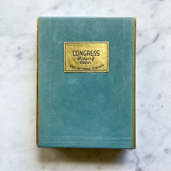 Sealed Double Deck Congress Playing Cards Cel-u-tone Spring Florals Flowers - Picture 2 of 6